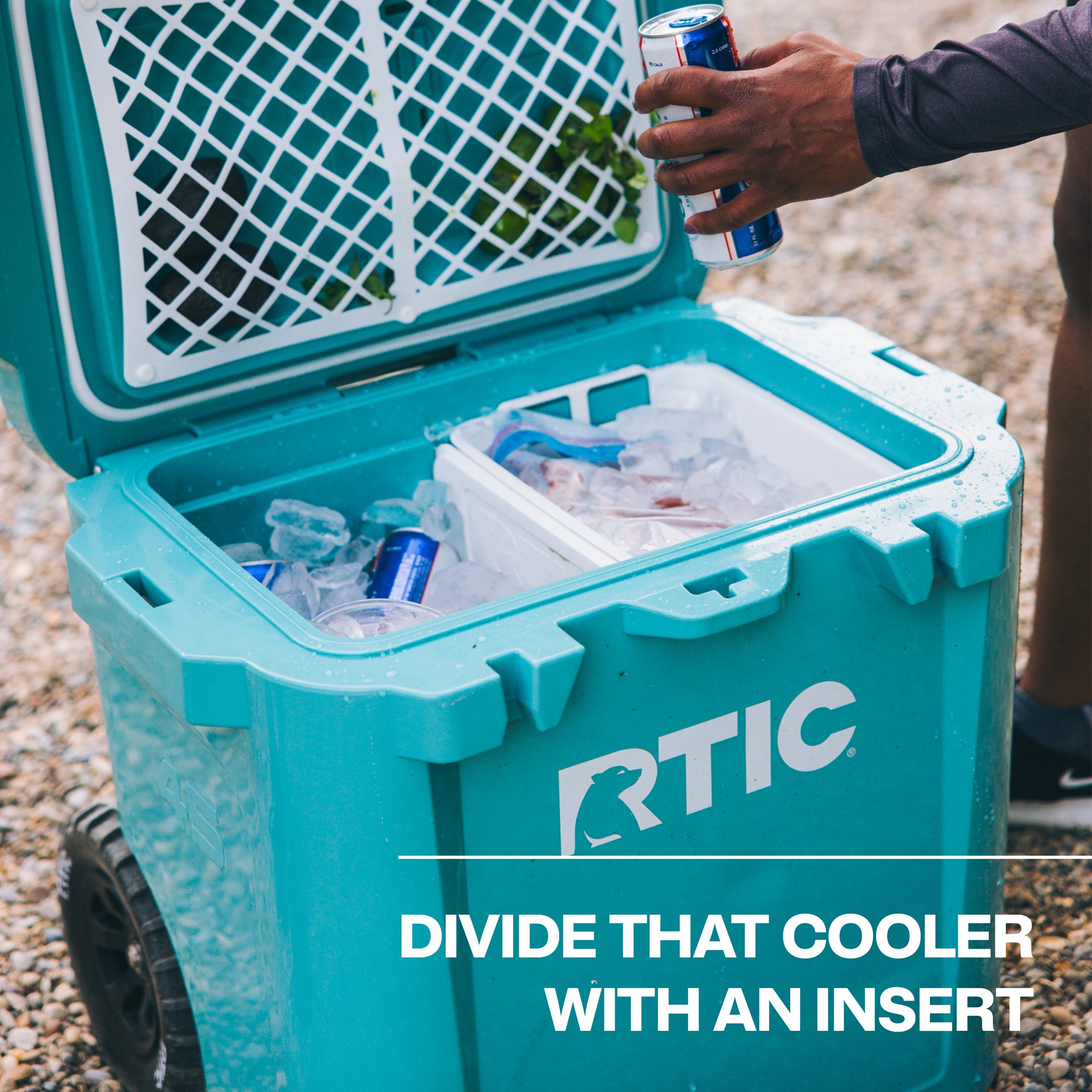 Ultra-Tough Cooler Freezable Divider